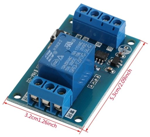 Modul s 12V bistabilným relé