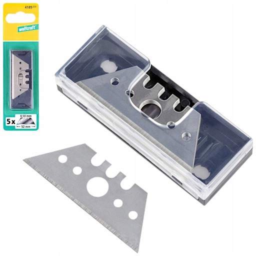WOLFCRAFT 4185000 SADA TRAPÉZOVÝCH ČEPEĽOV 5 ks.