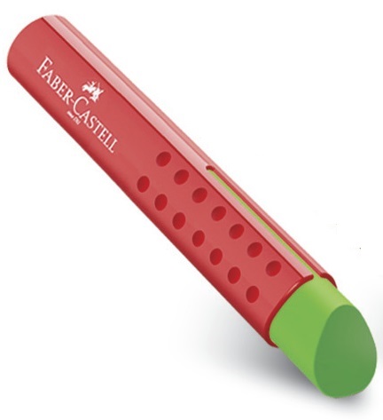 FABER-CASTELL Trojuholníková guma s rukoväťou a TRI krytom