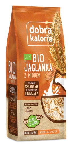BIO prosové vločky s medom + železným horčíkom 120g Dobrá kalória