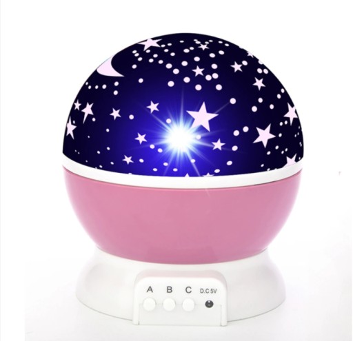 LED NOČNÁ LAMPA STARS PROJEKTOR MNOHO VARIANTOV