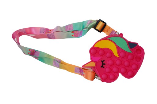 POPIT JEDNOROŽEC TAŠKA 13cm SPÍNA E1357 EMAJ