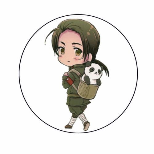 Hetalia China 58mm kolík