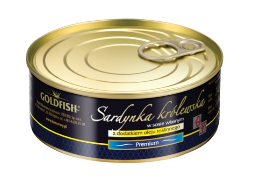 SARDINKA v konzerve VO VLASTNEJ OMÁČKE S OLEJOM 240g
