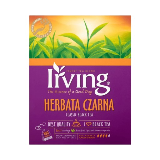 Čierny čaj 200 g (100 vrecúšok) Irving