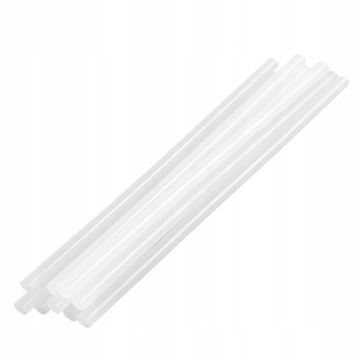 Lepiaca pištoľ, bezfarebná biela, 10 ks