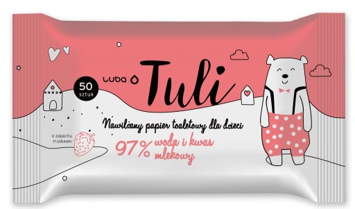 Luba vlhčený papier bez zápachu 50 ks.