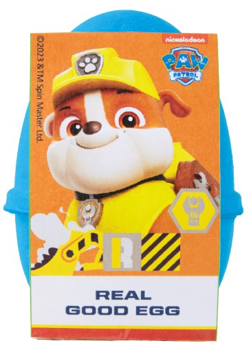 PAW PATROL NAOZAJ DOBRÉ VAJECKÉ VAJECKO PREKVAPENIE SO ZDRAVÝM OVOCNÝM OBJEDOM 5G