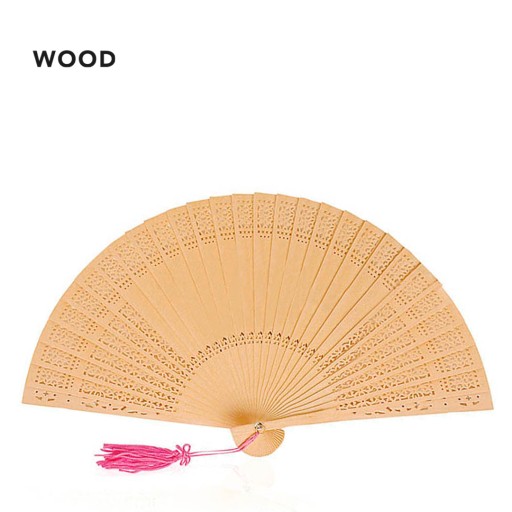 WOODEN FAN (dře- vený), openwork