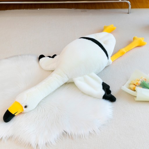 FLAMINGO 50CM VANKÚŠ BIELY MASKOT E1399 EMAJ