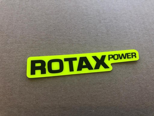 Samolepky s logom BRP Can-Am Rotax 10 cm Fluo