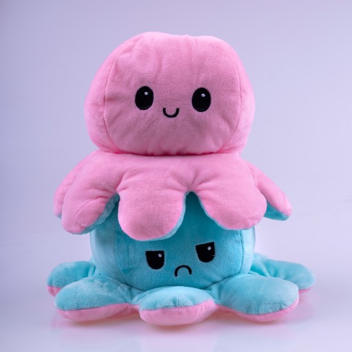 OBOJSTRANNÝ Plyšový maskot Octopussy, veľký, 28 cm