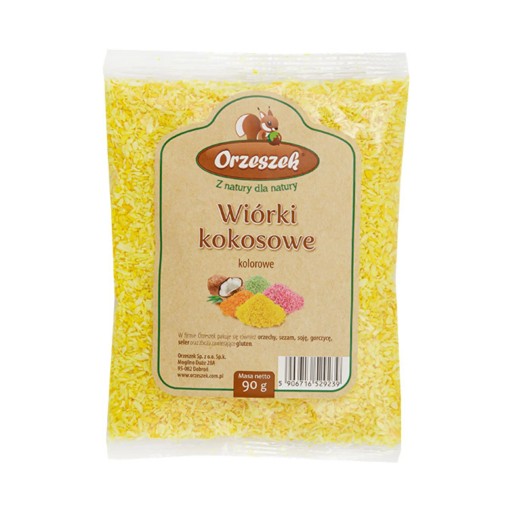 Arašidové farebné kokosové lupienky 90 g