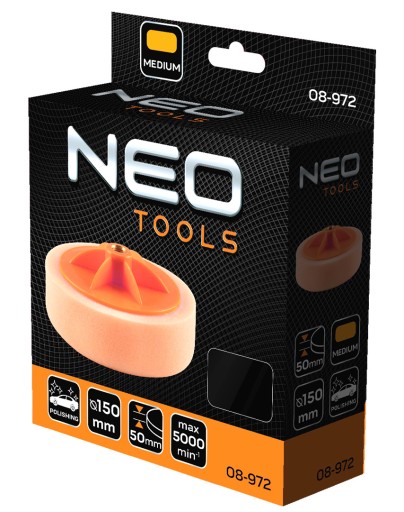 Leštiaci pad 150x50mm stredná špongia M14 NEO 08-972