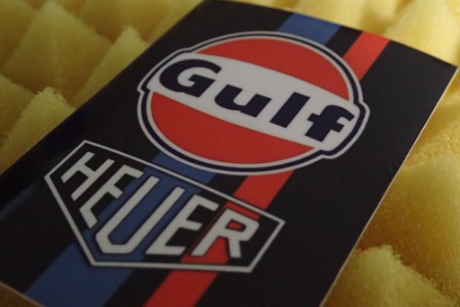 NÁLEPKA F1 WEC TAG HEUER GULF GULF 5 x 6,9 cm