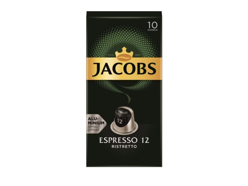 Jacobs Espresso Ristretto 12 mletej kávy 10 kapsúl 52 g