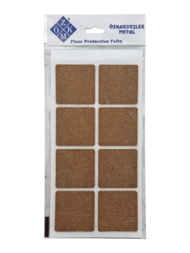 Plstené podložky na stoličky 5x5cm 8 ks