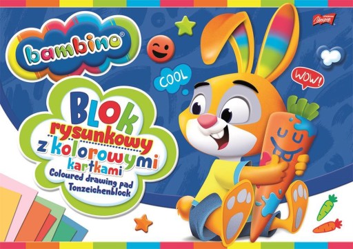 Bambino Farebná podložka na kreslenie A4 16K do školy