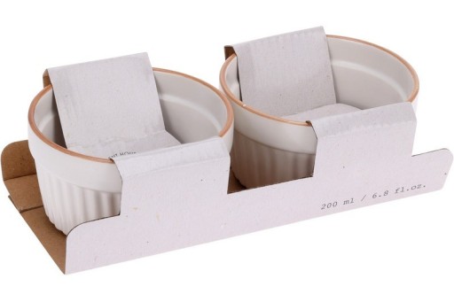 Sada riadu/zapekacích misiek 9 cm 2 ks.