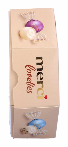 Pralinkové čokolády ku dňu babičky MERCI Lovelies White 185g DARČEK