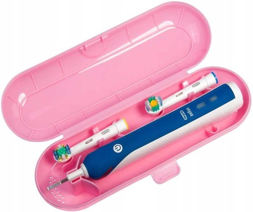 UNIVERZÁLNE RUŽOVÉ CESTOVNÉ POUZDRO NA ZUBNÉ KEFKY ORAL-B