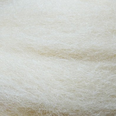 Vlna, poľská česaná, 10g - biela