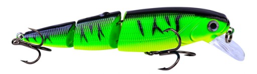 Wobler PIKE ZANDER PERCH Broken F148 GREEN