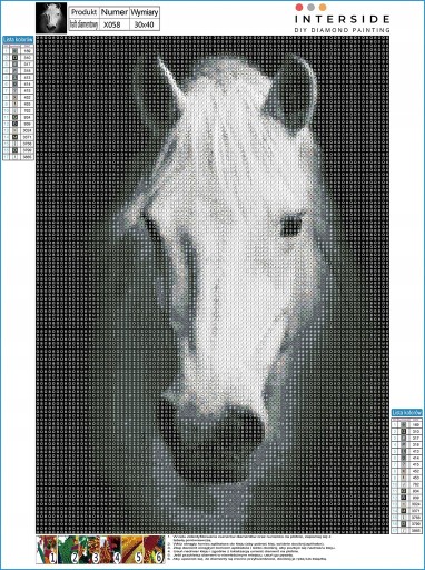 Ručná výšivka Mosaic diamond puzzle