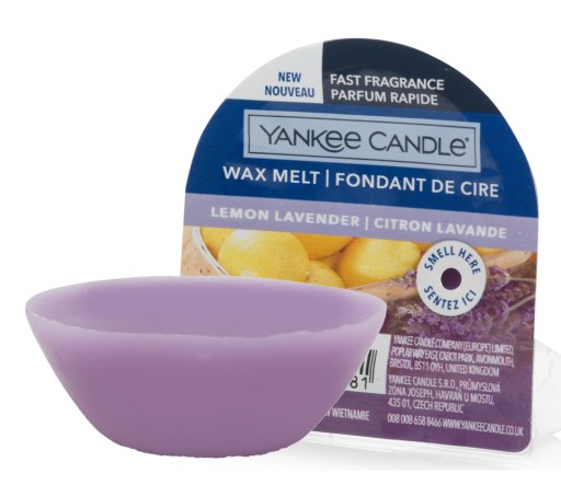 Vosk s vôňou Yankee Candle Lemon Lavender