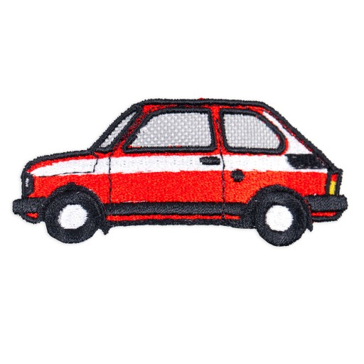 Cestovná nažehľovačka Fiat 126p pre batoľatá