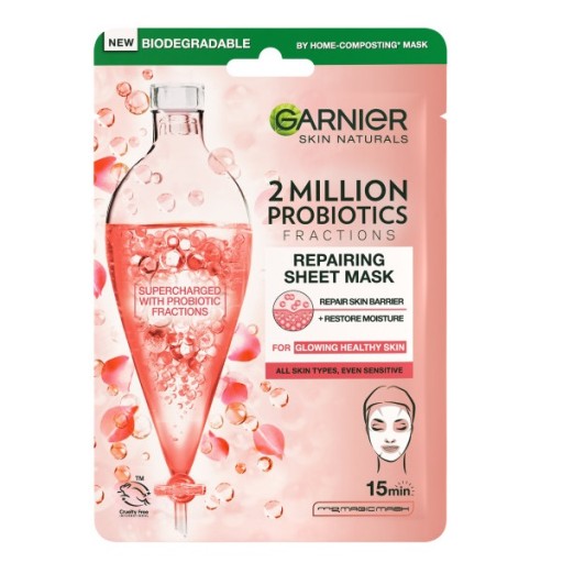 Garnier 2 Million Probiotics Fractions Regeneračná maska, 22g