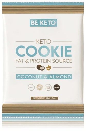 BE KETO COOKIE Kokosová mandľa KETO COOKIE Vláknina