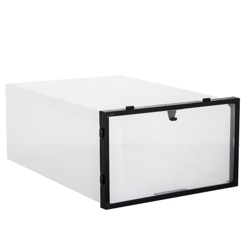 ORGANIZÉR KRABIČKA NÁDOBA NA OBUV S KLAPOU 30,5x21x12,5cm VEĽKÁ SILNÁ 1ks