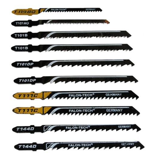 Sada T-listov pre priamočiare píly, 10 ks.