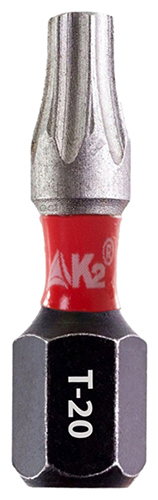 Nárazový hrot bitu pre skrutkovač K2 Impact TX20 TORX T-20 S2 25mm