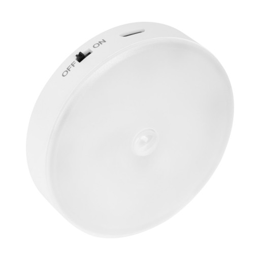 Dobíjacia LED nočná lampa, bezdrôtový pohybový senzor, Rebel magnet