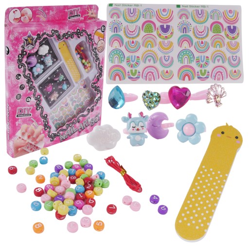 CREATIVE NAIL BEAUTY SET + NÁLEPKY