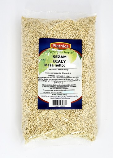 SEZAMOVÉ SEMIENKA BIELE 100g PIATOK SEZAM