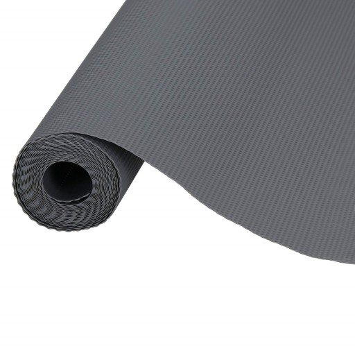 PROTIŠMYKOVÁ PODLOŽKA DO ZÁSUVKOV SKRINÍK, OCHRANNÁ PODLOŽKA, ŠEDÁ, 150 cm
