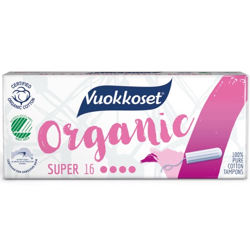 VUOKKOSET BIO TAMPÓNY VERZIA SUPER X16