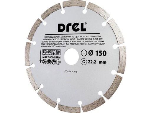 DREL SEGMENTOVANÝ DIAMANTOVÝ DISK 150 mm X 22,2