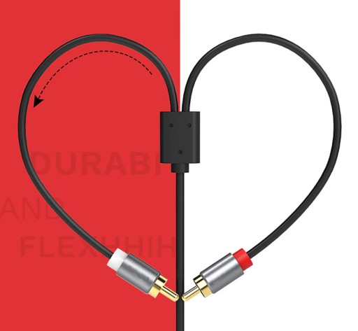 AUDIO KÁBEL 3,5 MM MINI JACK - 2x Cinch RCA 1,5 m