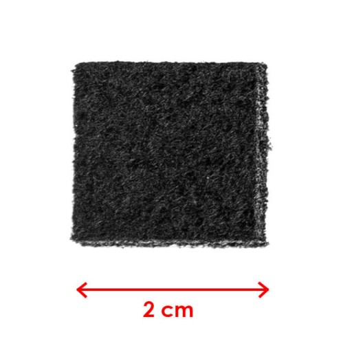 Plstené podložky pod štvorcový nábytok 84 ks, 20 mm