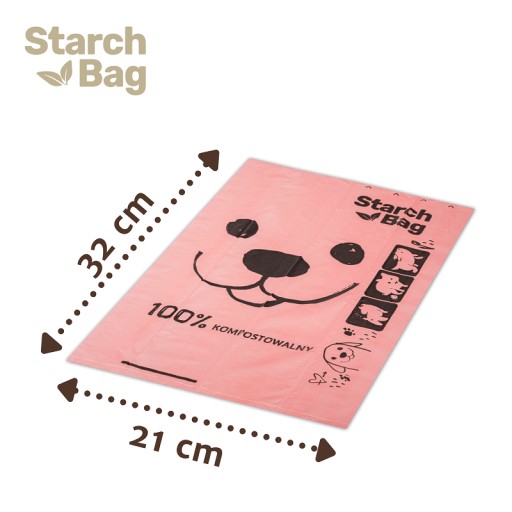 StarchBag Kompostovateľné vrecia na odpad 1 rolka