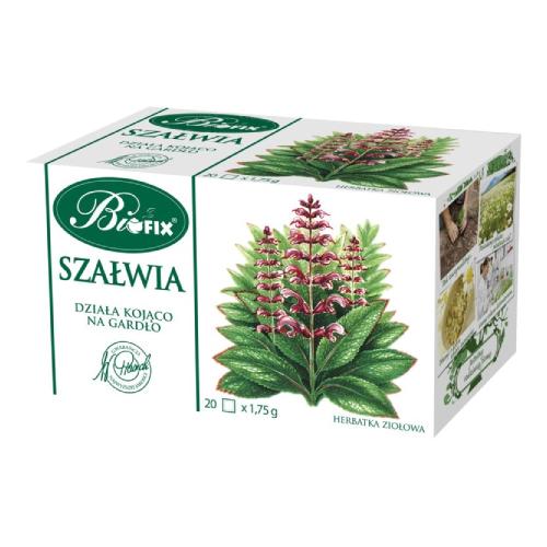 BiFix Express bylinný čaj Šalvia, 20 x 1,75g