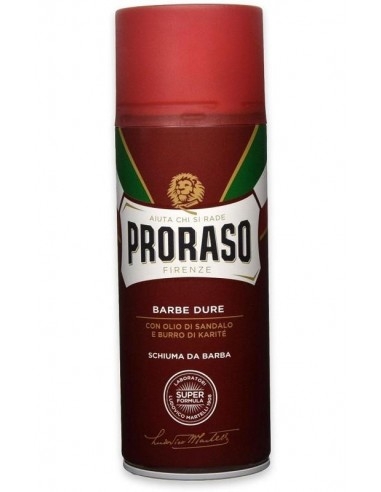 Proraso pena na holenie tvrdej brady červená línia 400 ml
