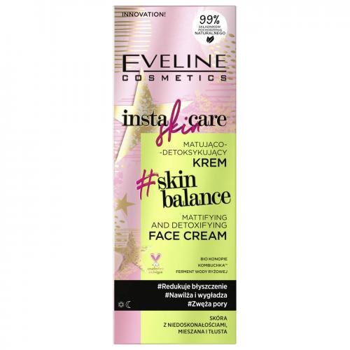 Eveline Insta Skin Care zmatňujúci a detoxikačný denný krém 50 ml