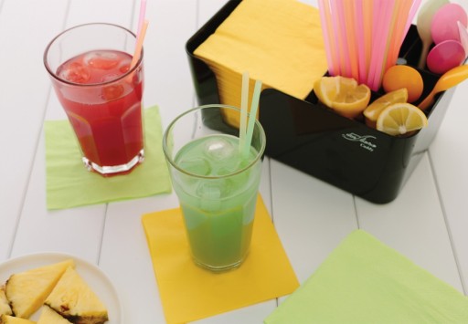 INFIBRA TOUCH SYSTEM EFFECT barmanské papierové obrúsky LEMON 100 ks