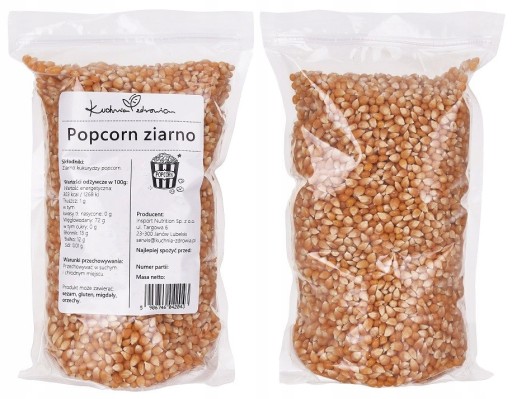 Zrno pukancov ZDRAVOTNÁ KUCHYŇA 1kg BEZ SOLI