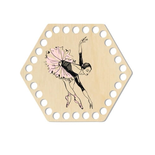 BSZ467-UV Základňa košíka - šesťhran 15,3x13,4cm - ba